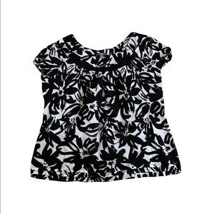 Apt 9 | Black and White Short Sleeve XL Shirt Top